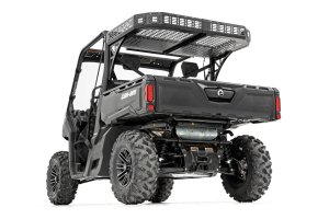 Can-Am Defender HD10 Limited Cargo Rack - Rough Country - Heavy-duty Steel, Corrosion-resistant, Powder-coated - '20-'23 Can-Am Defender HD10 Limited Cargo Rack - Rough Country - Heavy-duty Steel, Corrosion-resistant, Powder-coated - '20-'23